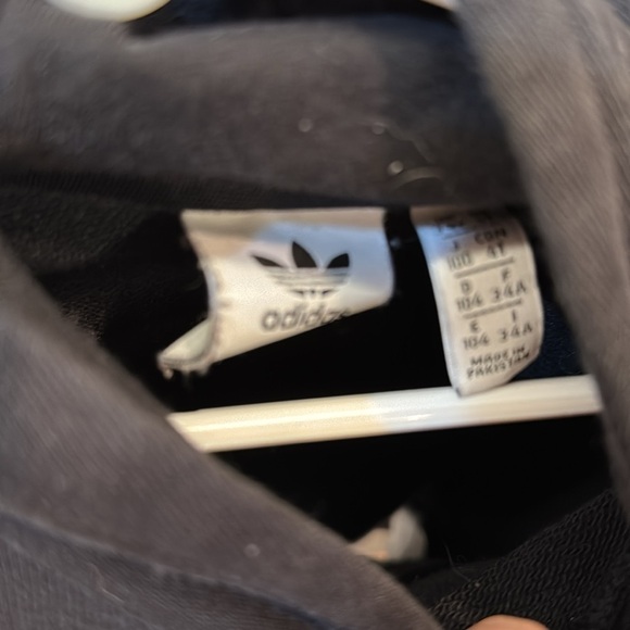 Adidas Black Hoodie with Logo Size 4T - Picture 3 of 4